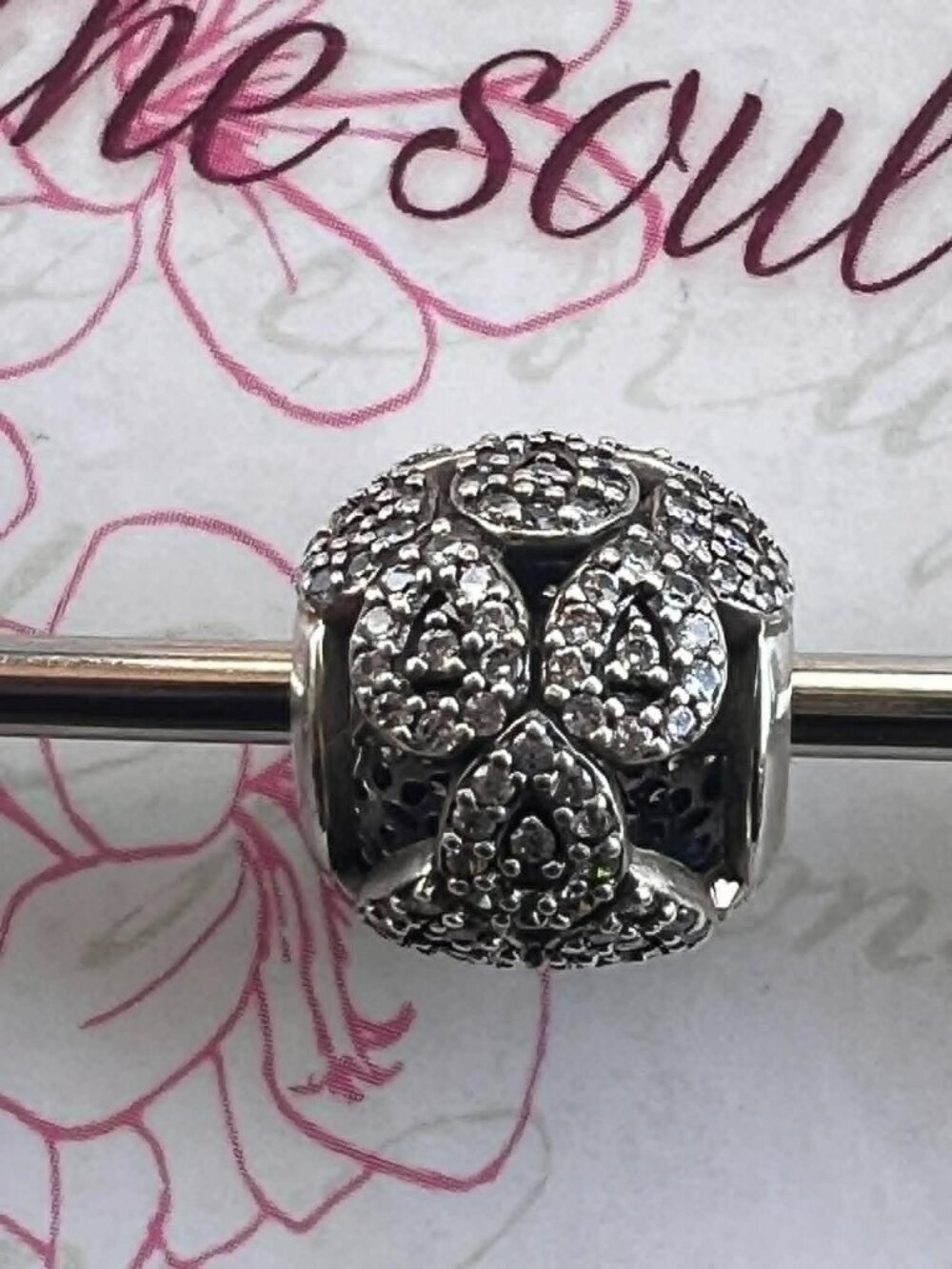 Authentic Pandora Cascading Glamour Charm #796271CZ